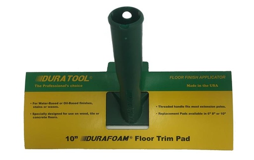 [DURDUR8040] Duratool Durafoam 10" Floor Trim Pad & Handle 8040